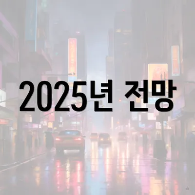 2025년 전망