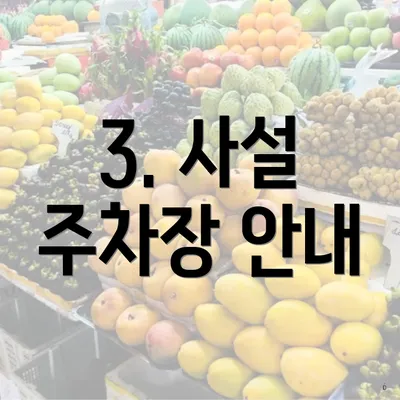 3. 사설 주차장 안내