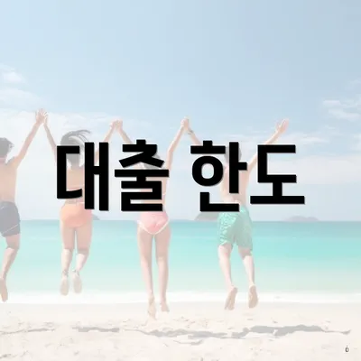대출 한도