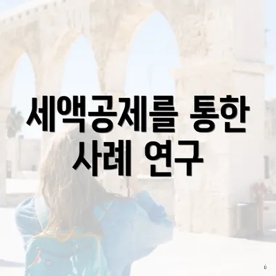 세액공제를 통한 사례 연구