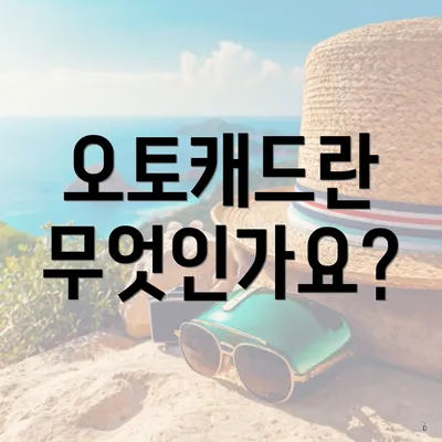 오토캐드란 무엇인가요?