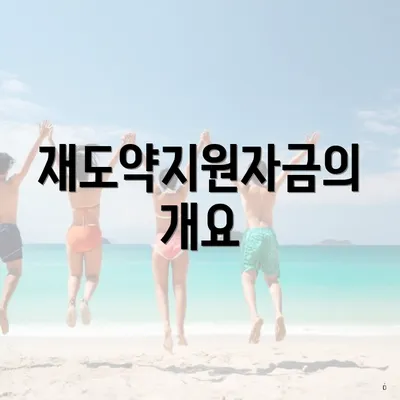재도약지원자금의 개요