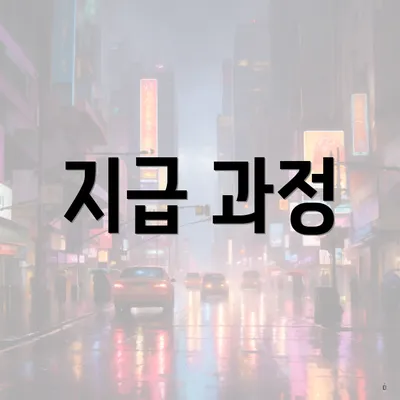 지급 과정