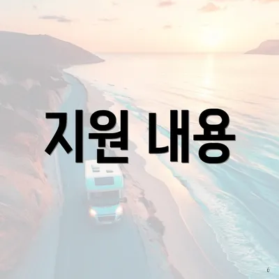 지원 내용
