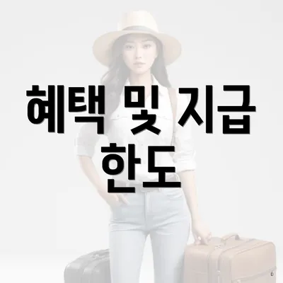혜택 및 지급 한도